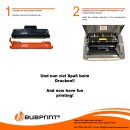 Bubprint Toner kompatibel für HP 106A W1106A MIT CHIP Schwarz