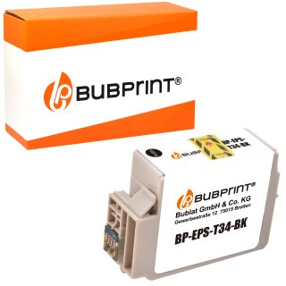 Bubprint Druckerpatrone XL Schwarz kompatibel f&uuml;r Epson WorkForce Pro WF-3720 WF-3725DWF Neue Chip Version