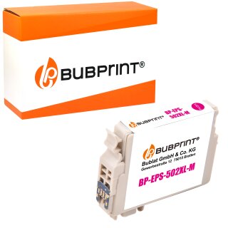 Bubprint Druckerpatrone Magenta kompatibel für Epson 502XL XP 5100 WF-2860DWF WF-2865DWF Neue Chip Version