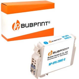 Bubprint Druckerpatrone kompatibel für Epson T2992 29XL für Expression Home XP-235 XP-245 XP-247 XP-332 XP-335 XP-342 XP-345 XP-432 XP-435 XP-442 Cyan Neue Chip Version