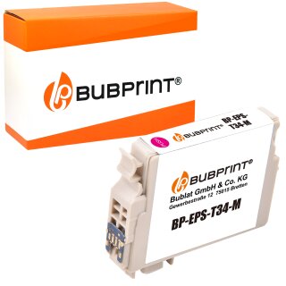 Bubprint Druckerpatrone XL Magenta kompatibel für Epson WorkForce Pro WF-3720 WF-3725 DWF Neue Chip Version