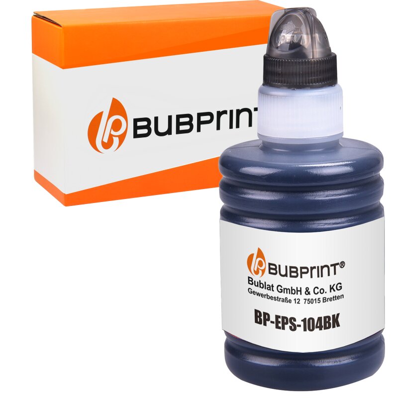 Bubprint Druckerpatrone kompatibel für Epson 104 EcoTank ET-4700 ET-2, 9,85  €