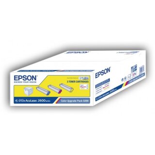 ORIGINAL Epson Multipack c/m/y C13S050289 S050289 3 Toner: S050232 + S050231 + S050230