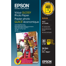 ORIGINAL Epson Papier Weiss C13S400044 Value Glossy Photo...
