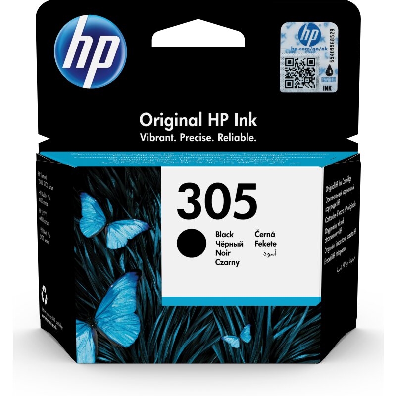 ORIGINAL HP Tintenpatrone Schwarz 3YM62AE 305 XL ~240 Seiten, 34,51 €