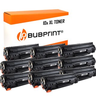 Bubprint 10x Toner black kompatibel für HP CE285A