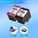 Kompatibel für HP 305 XL 2x Tintenpatronen Schwarz/Farbig von Bubprint