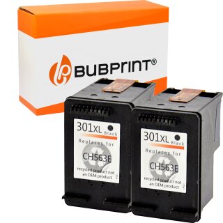 EOL 2 Druckerpatronen black kompatibel für HP 301 XL 301XL für HP Deskjet 1050 2050 2540 3050 Envy 4500