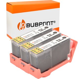 Bubprint 3 Druckerpatronen kompatibel für HP 364 XL Set mit Chip und Füllstand Deskjet 3520 Officejet 4620 Photosmart 5520