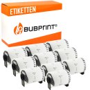 Bubprint 10x Etiketten kompatibel f&uuml;r Brother...