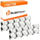 Bubprint 20x Etiketten kompatibel f&uuml;r Brother...