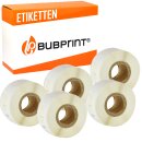 Bubprint 5x Etiketten kompatibel f&uuml;r Dymo 99014...