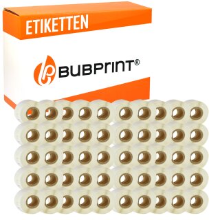 Bubprint 50x Etiketten kompatibel für Dymo 99014 Versand-Etiketten 101x54mm SET