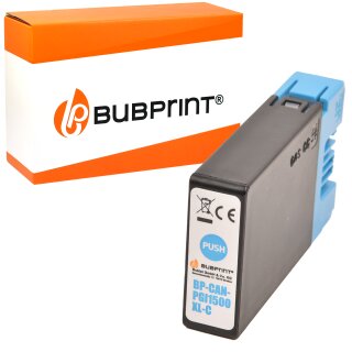 Bubprint Druckerpatrone cyan kompatibel für Canon PGI-1500 XL