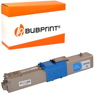 Bubprint Toner cyan kompatibel für OKI C301 C321 MC332 MC342