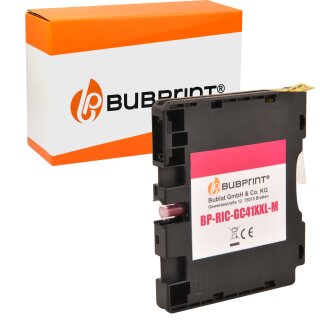 Bubprint Druckerpatrone kompatibel für Ricoh GC-41 KL GC41 XXL Magenta