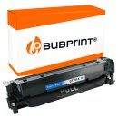 Bubprint Toner kompatibel für HP CF381A  / CF312A cyan