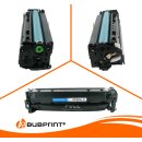 Bubprint Toner kompatibel für HP CF381A  / CF312A cyan
