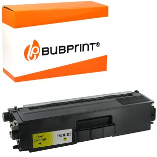 Bubprint Toner kompatibel für Brother TN-326 yellow Brother HL-L 8300 Series Brother DCP-L 8400 CDN