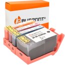 Bubprint 4 Druckerpatronen kompatibel f&uuml;r HP 920 XL 920XL set mit Chip und F&uuml;llstand