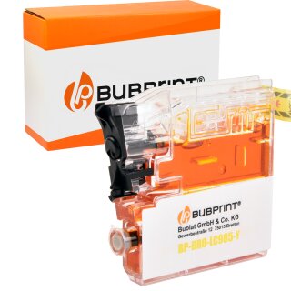 Bubprint Druckerpatrone Yellow kompatibel für Brother LC985 LC-985