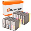 Bubprint 10 Druckerpatronen kompatibel für Canon PGI-2500 black cyan magenta yellow Maxify MB4050 MB5050