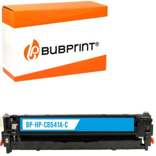 Bubprint Toner cyan kompatibel für HP CB541A