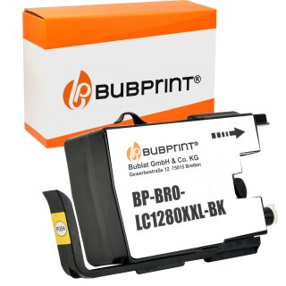 Bubprint Druckerpatrone Black kompatibel für Brother LC-1280 XXL LC1280 XXL