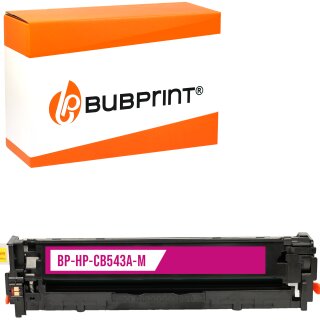 Bubprint Toner magenta kompatibel für HP CB543A
