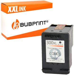 Bubprint Druckerpatrone kompatibel für HP 300 XL 300XL black