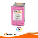 Bubprint Druckerpatrone color kompatibel für HP 301 XL 301XL für HP Deskjet 1050 2050 2540 3050 Envy 4500
