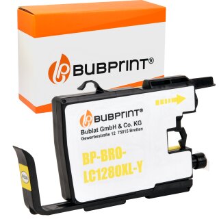 Bubprint Patrone Yellow kompatibel für Brother LC-1280 LC1280 XL
