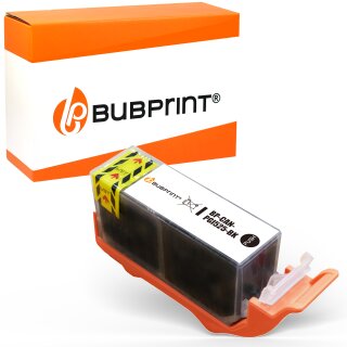 Bubprint Tintenpatrone kompatibel für Canon PGI-525 BK mit Chip