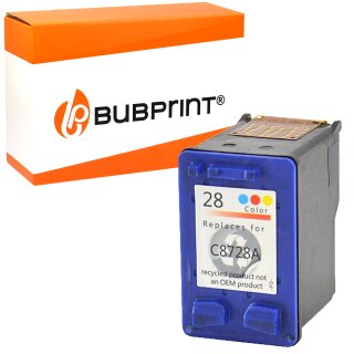 Bubprint Druckerpatrone kompatibel für HP 28 color