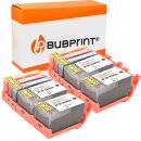 Bubprint 10 Druckerpatronen kompatibel f&uuml;r HP 920 XL 920XL set mit Chip und F&uuml;llstand