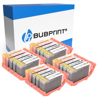 Bubprint 20 Druckerpatronen kompatibel f&uuml;r Canon PGI-5 CLI-8 Pixma IP 4300, Pixma MP 830
