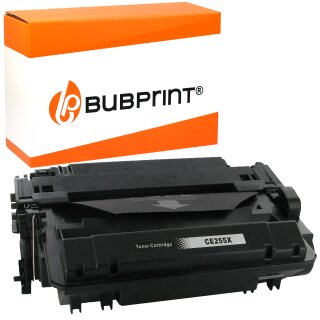 Bubprint Toner black kompatibel für HP CE255X (12.500S)