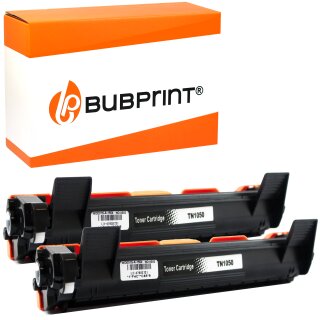 Bubprint 2 Toner XXL kompatibel für Brother TN-1050 HL-1110 DCP-1510 MFC-1910 W schwarz