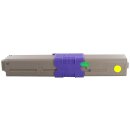 Bubprint Toner Yellow kompatibel für OKI C310 C330 C510 C530