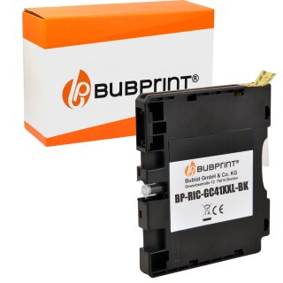 Bubprint Druckerpatrone kompatibel für Ricoh GC-41 KL GC41 XXL Black