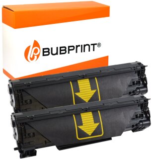 Bubprint DOPPELPACK 2 Toner black kompatibel für HP CF283A
