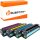 4er-Pack Bubprint Kompatibel Toner für HP 131A 131X für Laserjet Pro 200 Color MFP m276nw M276n M251n M251nw CF210X CF211A CF212A CF213A