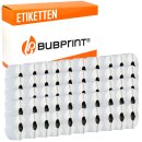 Bubprint 50x Etikettenrolle kompatibel f&uuml;r Dymo...