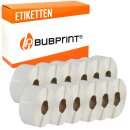 Bubprint 10x Etikettenrollen kompatibel f&uuml;r Dymo...