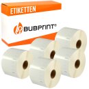 Bubprint 5x Rollen Etiketten kompatibel f&uuml;r Dymo...