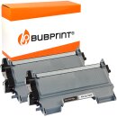 Bubprint 2x Toner (5.200 S) kompatibel f&uuml;r Brother TN-2220 XXL / TN-2010 XXL black Brother DCP-7065 DN MFC-7860 DN DW HL-2240 Series HL-2200 Series