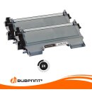 Bubprint 2x Toner (5.200 S) kompatibel für Brother TN-2220 XXL / TN-2010 XXL black Brother DCP-7065 DN MFC-7860 DN DW HL-2240 Series HL-2200 Series