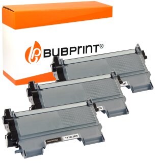 Bubprint 3x Toner (5.200 S) kompatibel für Brother TN-2220 XXL / TN-2010 XXL black Brother DCP-7065 DN MFC-7860 DN DW HL-2240 Series HL-2200 Series