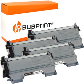 Bubprint 4x Toner (5.200 S) kompatibel für Brother TN-2220 XXL / TN-2010 XXL black Brother DCP-7065 DN MFC-7860 DN DW HL-2240 Series HL-2200 Series