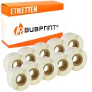 Bubprint 10x Etikettenrollen kompatibel f&uuml;r Dymo...